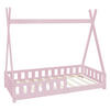 KINDERBETT Tipi 80x160 cm Rosa - Pink, Holz (80/160cm) - ML-DESIGN