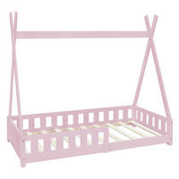 KINDERBETT Tipi 80x160 cm Rosa - Pink, Holz (80/160cm) - ML-DESIGN