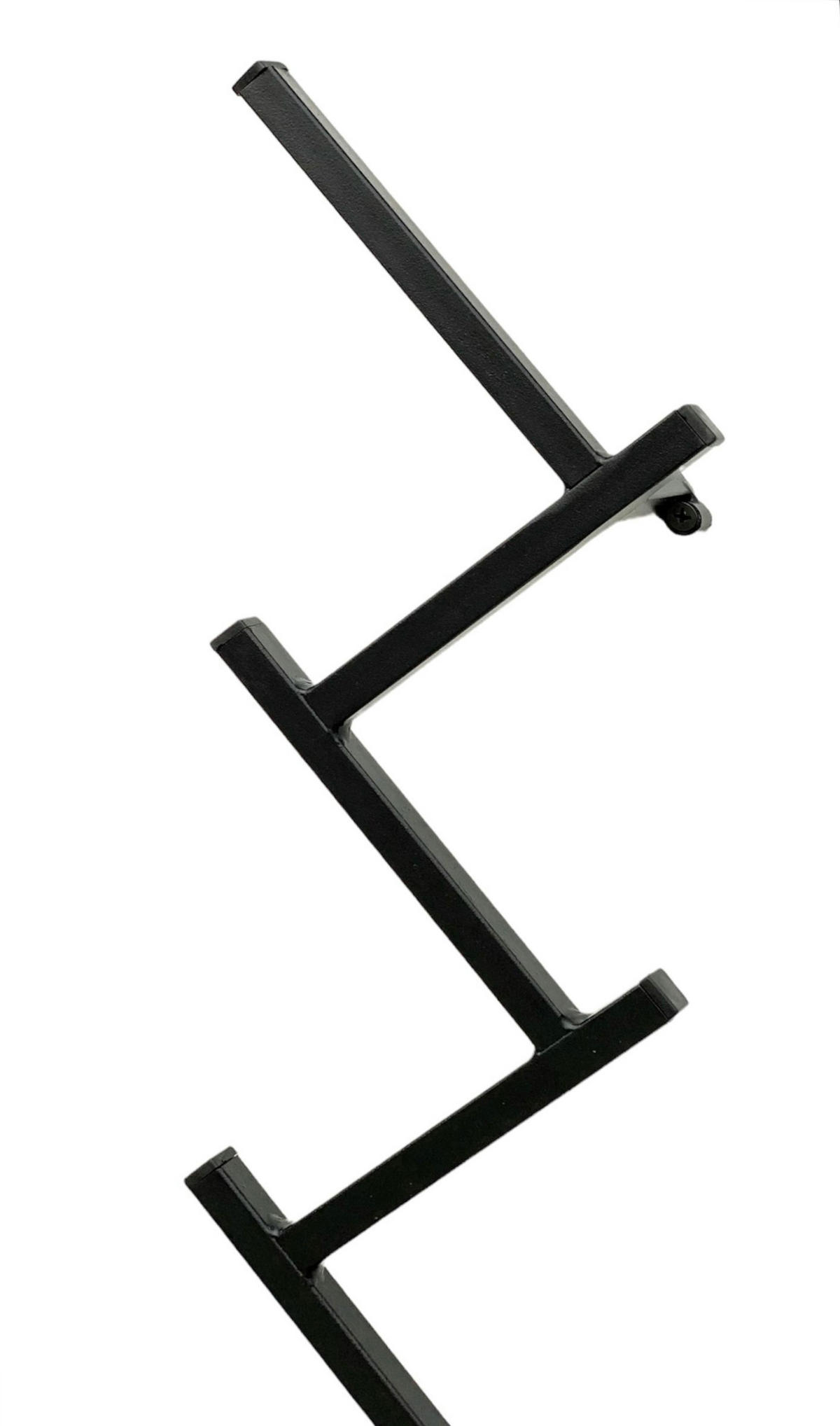 TASSENHALTER mit 10 Haken Wand Metall Schwarz 80 cm - Schwarz, Metall (13.5/78.5/6.5cm) - DanDiBo