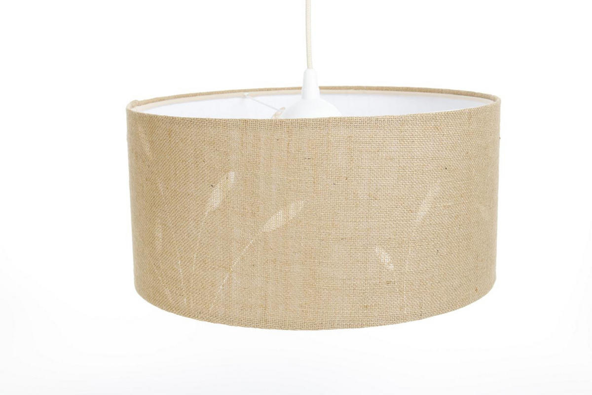 HÄNGELEUCHTE Weiß 40/90 cm - Beige/Weiß, Kunststoff (20/0.4/90cm) - ONZENO