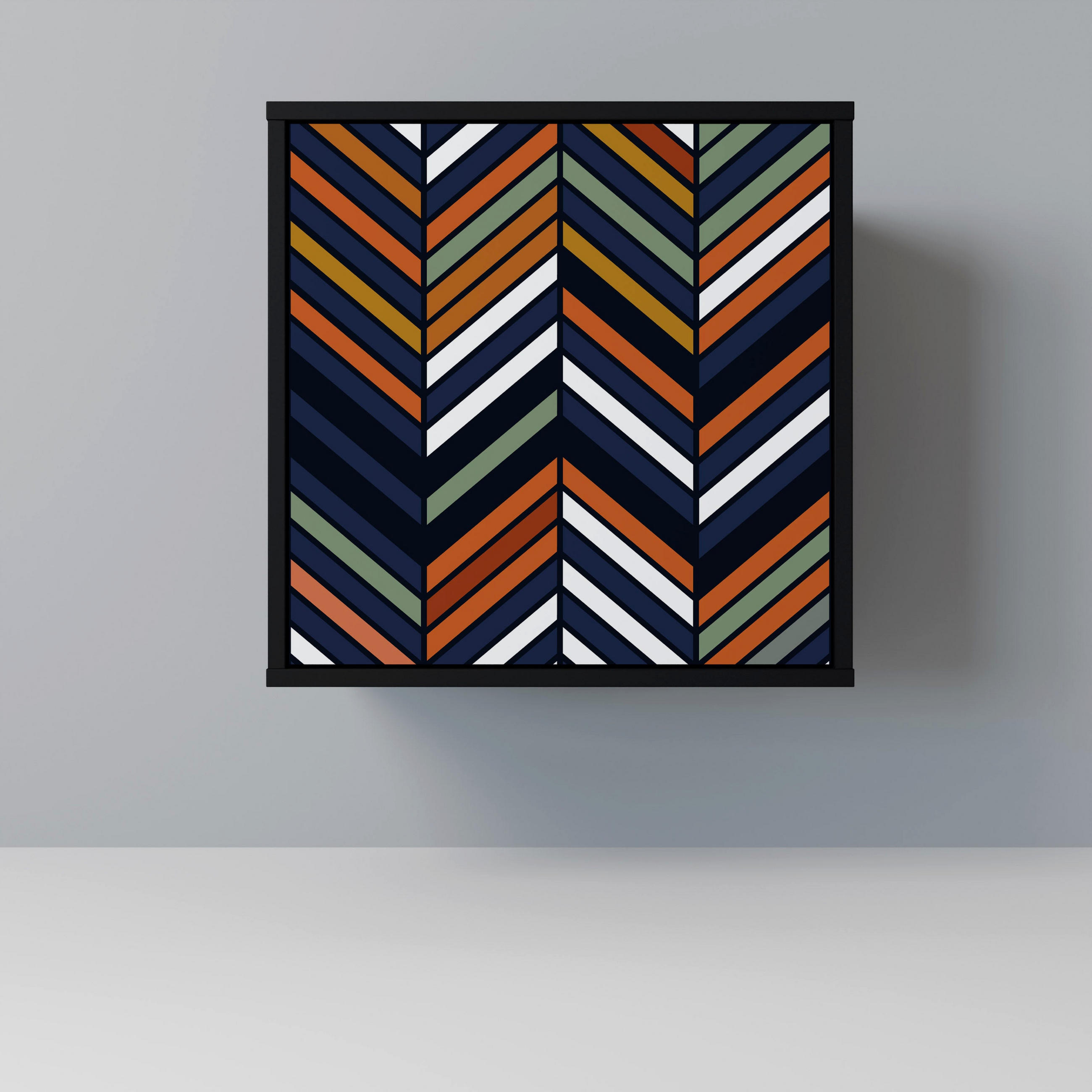 SpaceRebels Sideboard Schwarz 57.5x57.5x42 cm