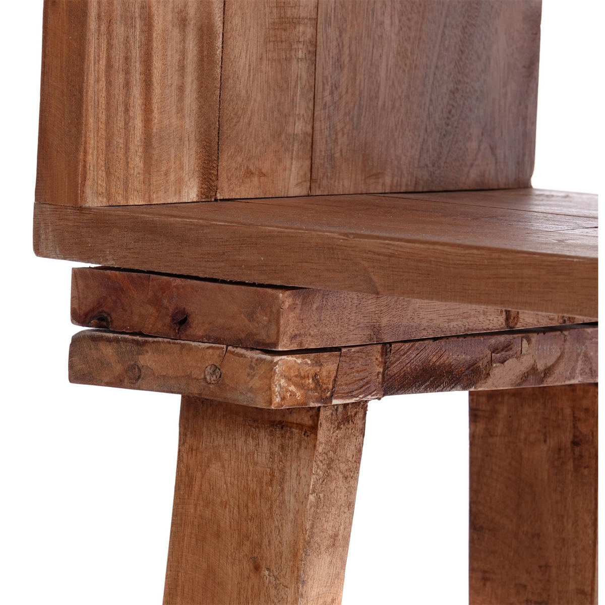 BEISTELLTISCH Bicolore Mahagoni Massivholz zweifarbig - Naturfarben, Holz (28/58/86cm) - CREEDWOOD