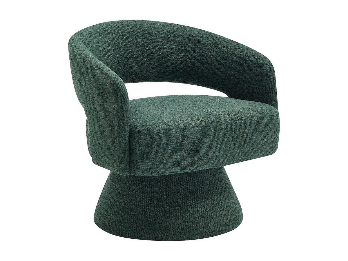 SESSEL mit gerader Rückenlehne - 1 Person - Stoff - Tannengrün - - Waldgrün, Textil (71/72/68cm) - Vente-Unique
