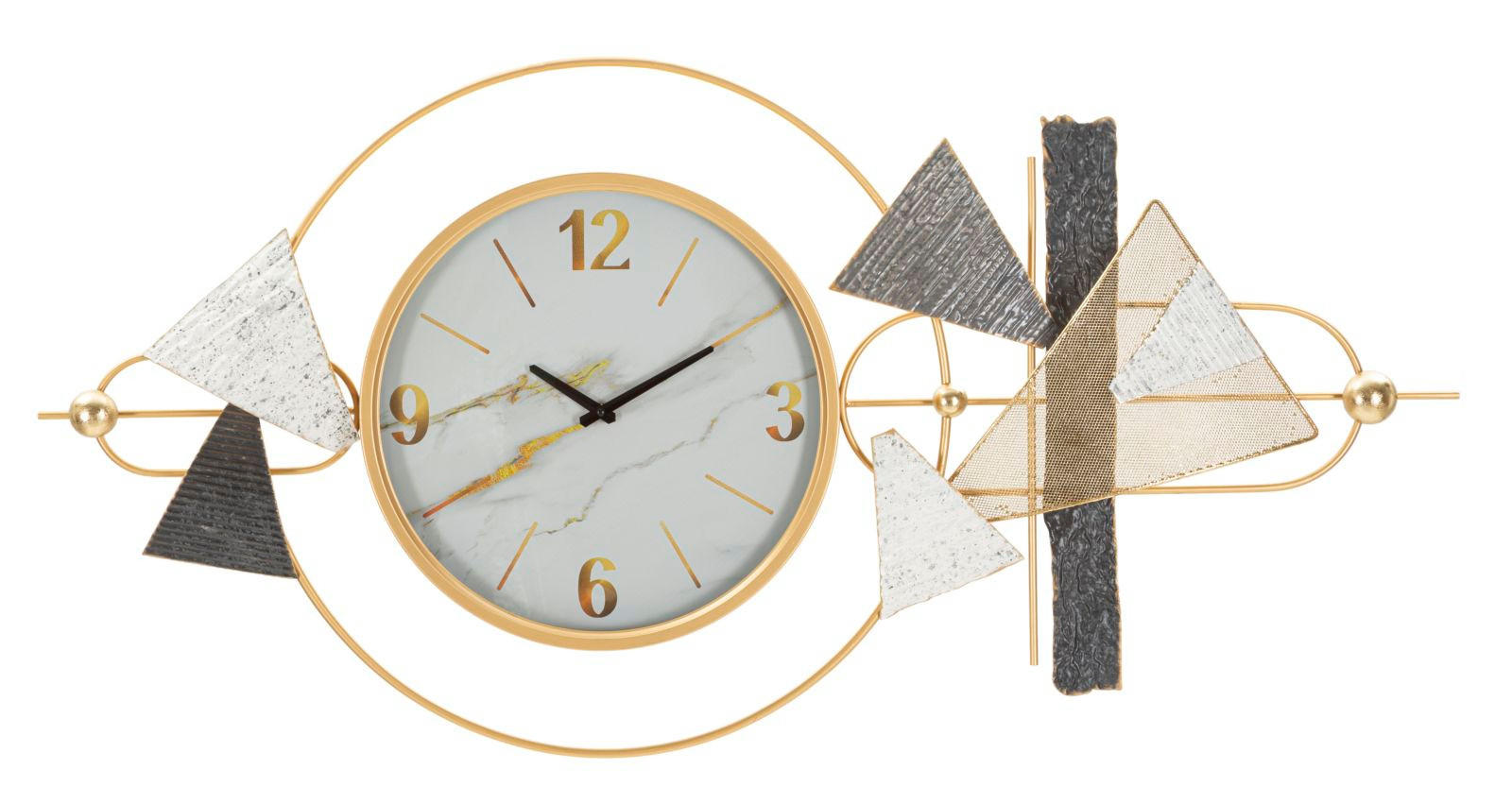Mauro Ferretti Wanduhr Mehrfarbig 120x60x6 cm
