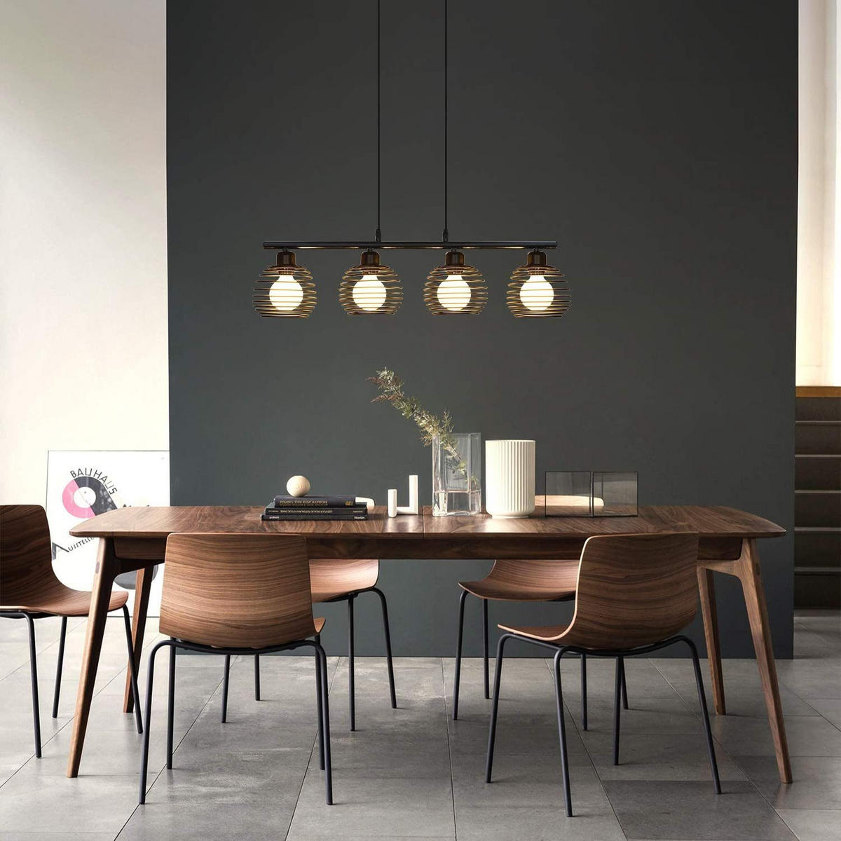 PENDELLEUCHTE Thalynne 77/15/142 cm - Schwarz, Metall (77/15/142cm) - ZMH