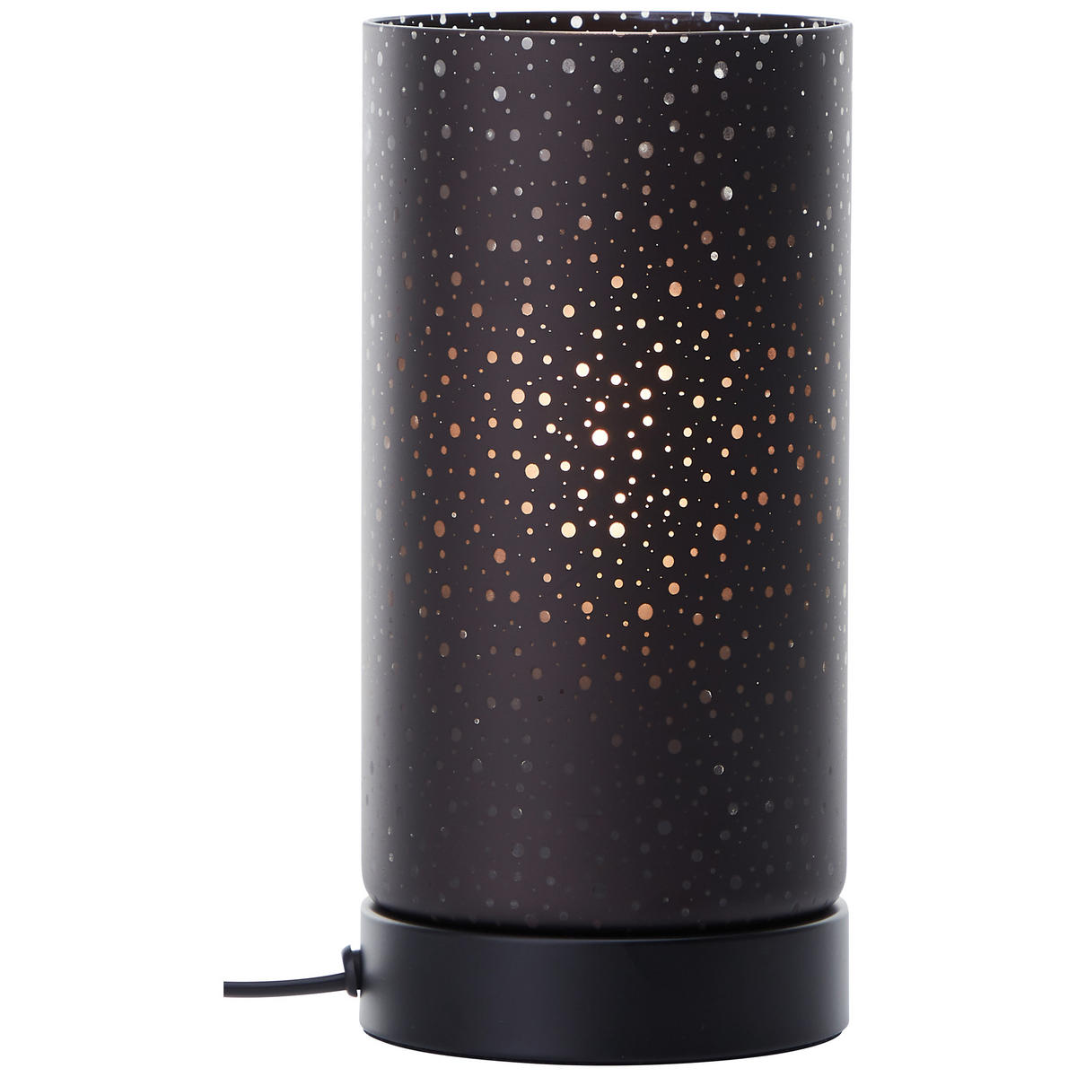 TISCHLEUCHTE Scarlett 20070/76 - Schwarz, Metall (11/11/22.5cm) - Brilliant
