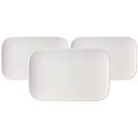 SERVIERPLATTEN Arena weiß 34 x 22 cm 3er Set - Weiß, Keramik (22/5/34cm) - Ritzenhoff Breker