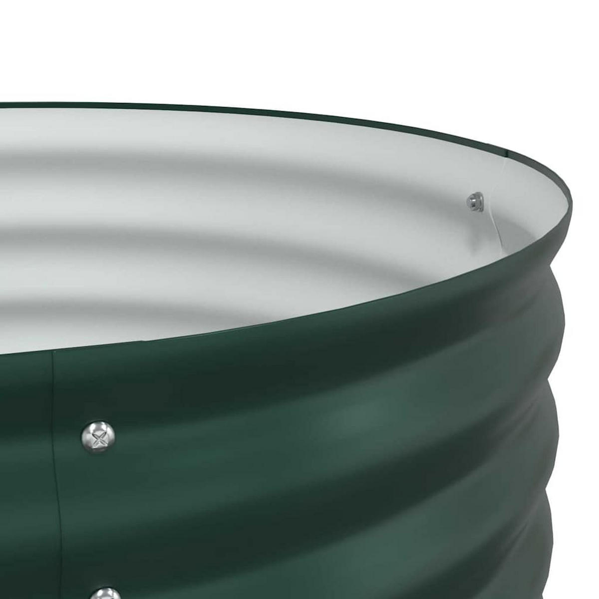 HOCHBEET Grün 160/80/81 Cm Stahl - Grün, Metall (80/81/160cm) - vidaXL