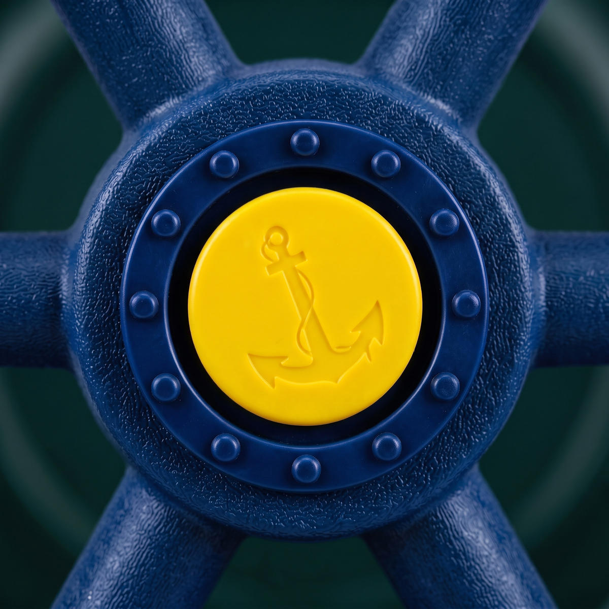 KRMILO Modro plastično z zvokom 54x9 cm - modra, umetna masa (54/54/9cm) - Relaxdays