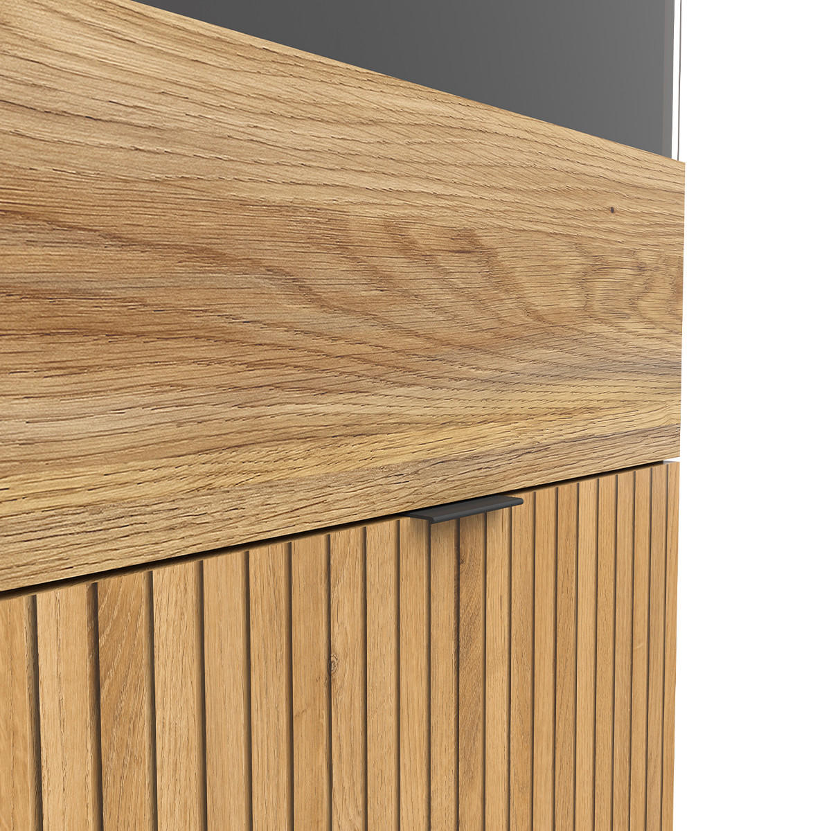 VITRÍNA Pia Dřevo - hnědá, kompozitní dřevo (57/196/39cm) - Petits-meubles