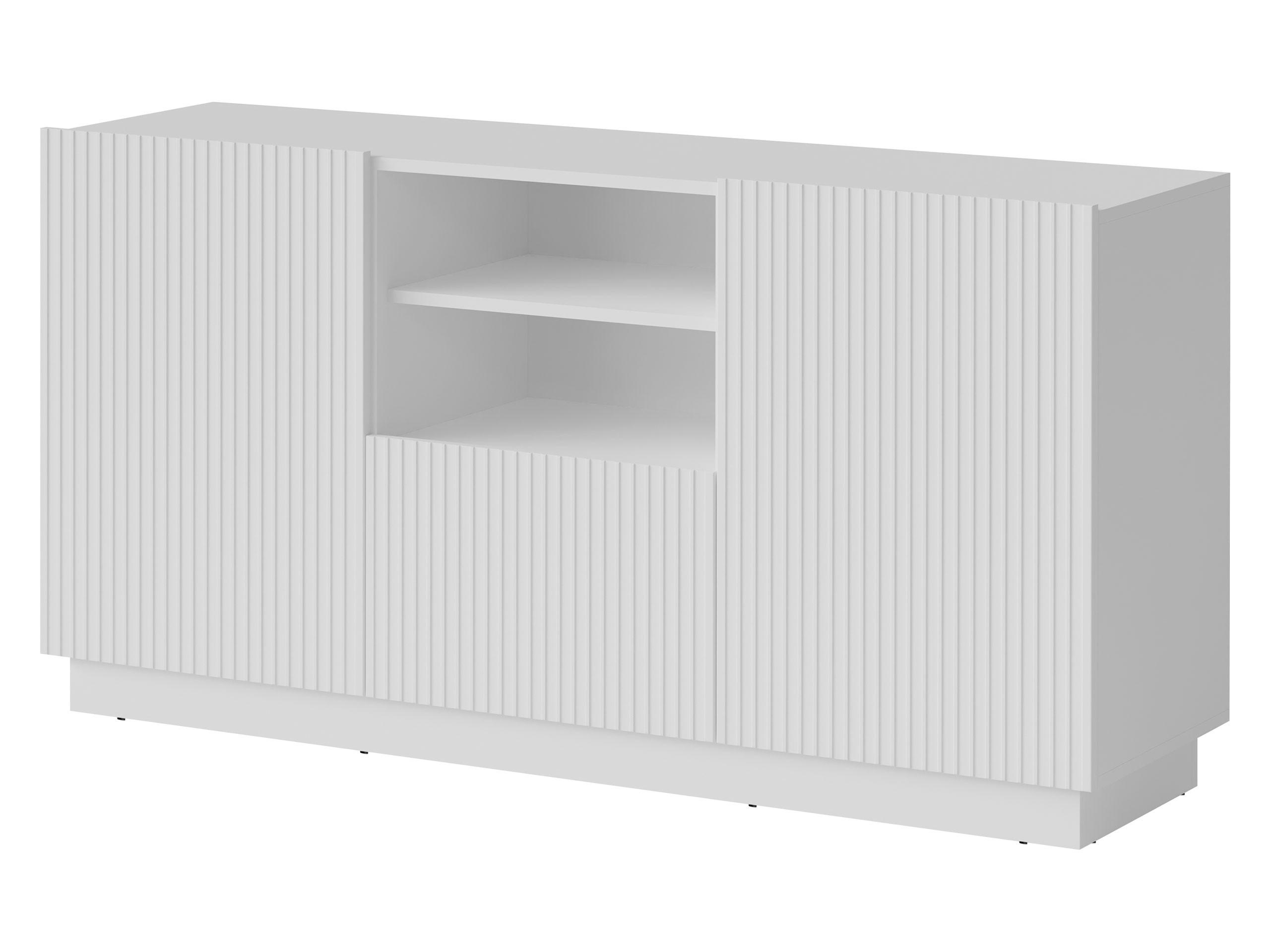 KOMMODE Liverti 150 2D1SZ - Schwarz/Weiß, Holzwerkstoff/Kunststoff (150/78/42cm) - MIRJAN24