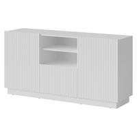 KOMMODE Liverti 150 2D1SZ - Schwarz/Weiß, Holzwerkstoff/Kunststoff (150/78/42cm) - MIRJAN24