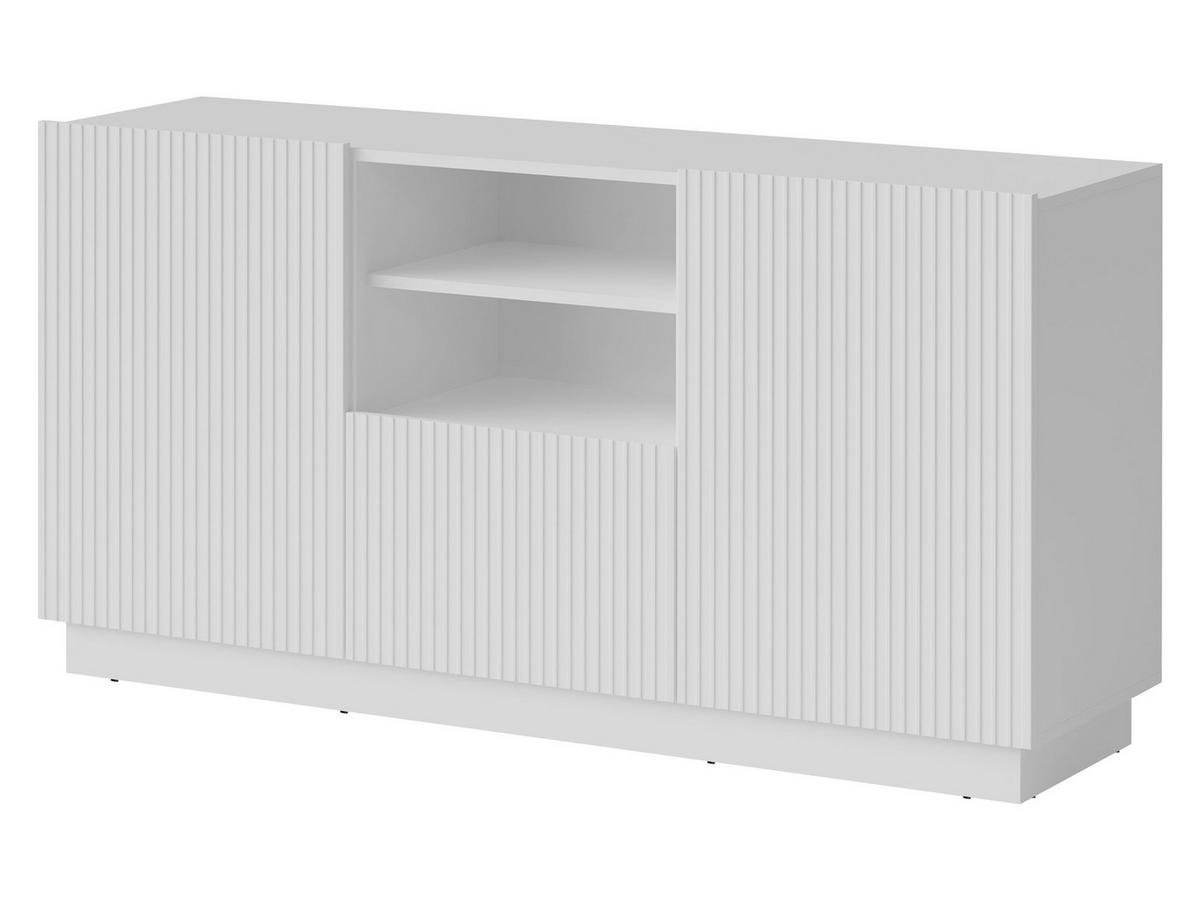 KOMMODE Liverti 150 2D1SZ - Schwarz/Weiß, Holzwerkstoff/Kunststoff (150/78/42cm) - MIRJAN24