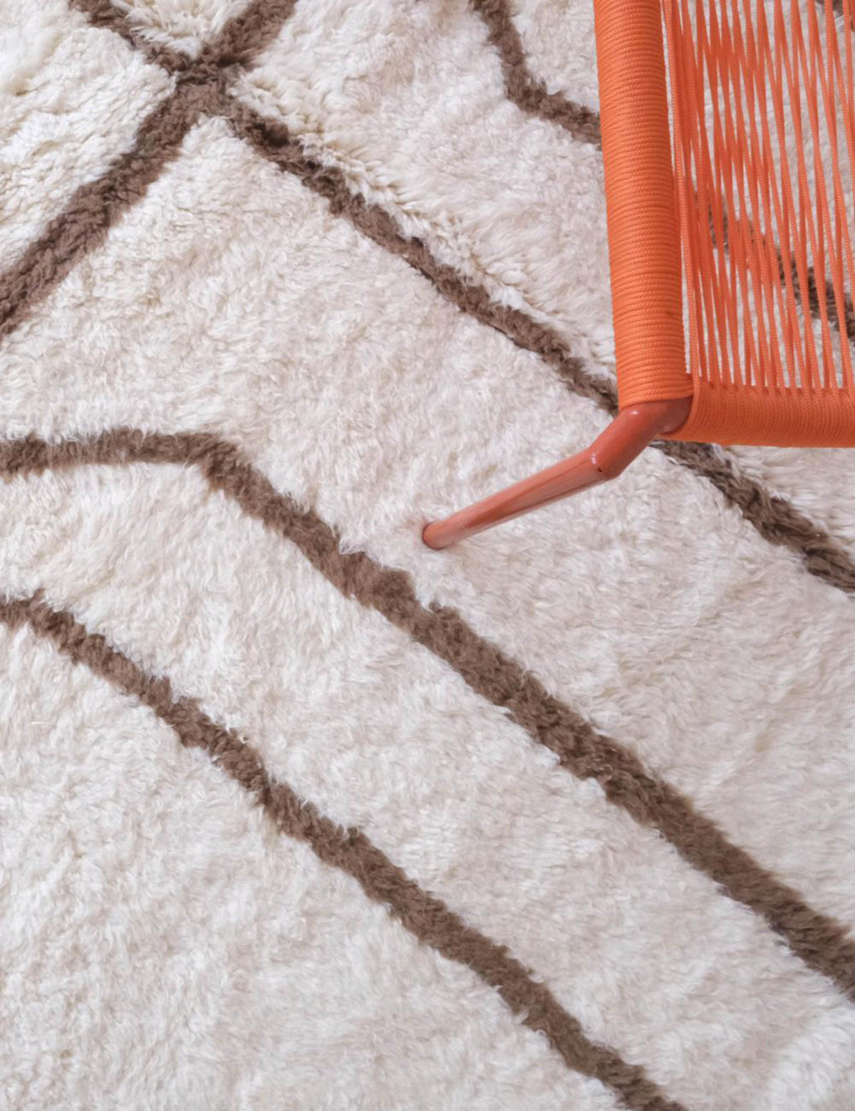 BERBERTEPPICH Grafik dekorativ 245x 352 cm - Braun, Naturmaterialien (245/352cm) - AFK Living