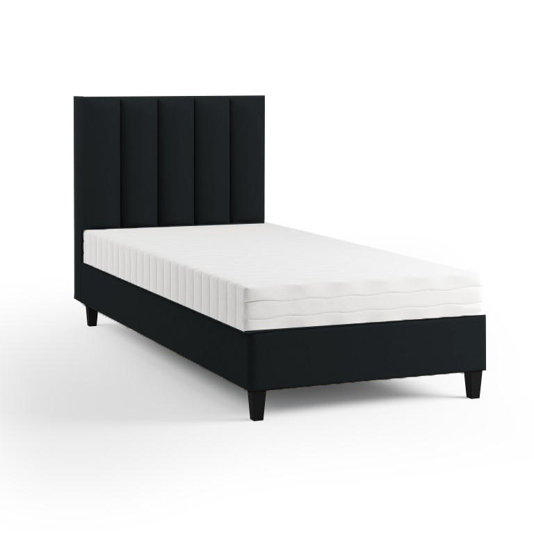 BOXBETT Kongo 100x200 cm, Kinderbett, schwarz - Schwarz, Holz/Kunststoff (100/200cm) - Margaret Hadas24