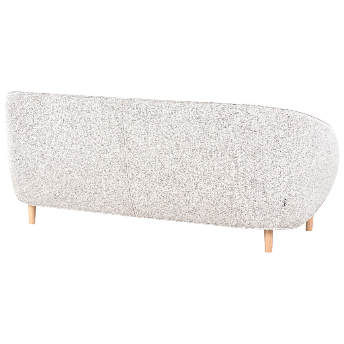 POHOVKA Látka Světle béžová Umea - hnědá/béžová, textil (190/78/85cm) - Beliani