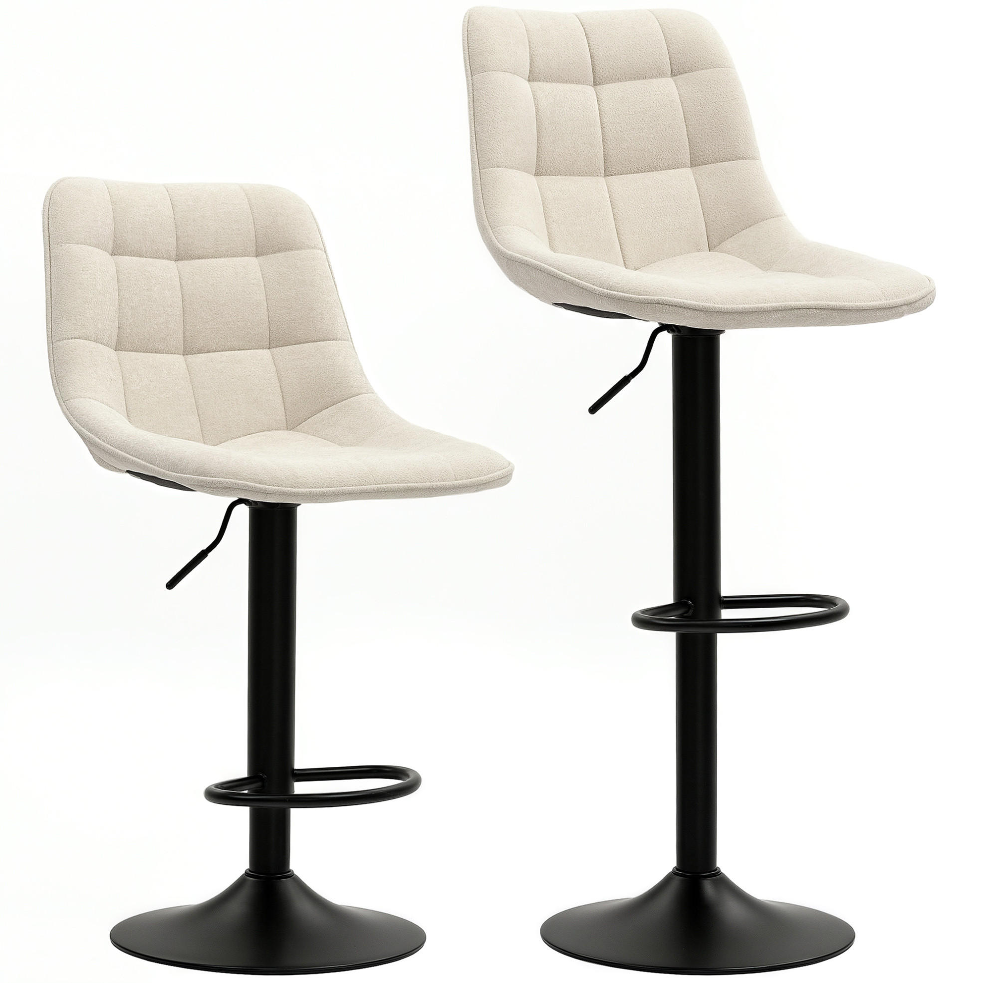 Meubliv Barhocker Beige 47x117x53 cm