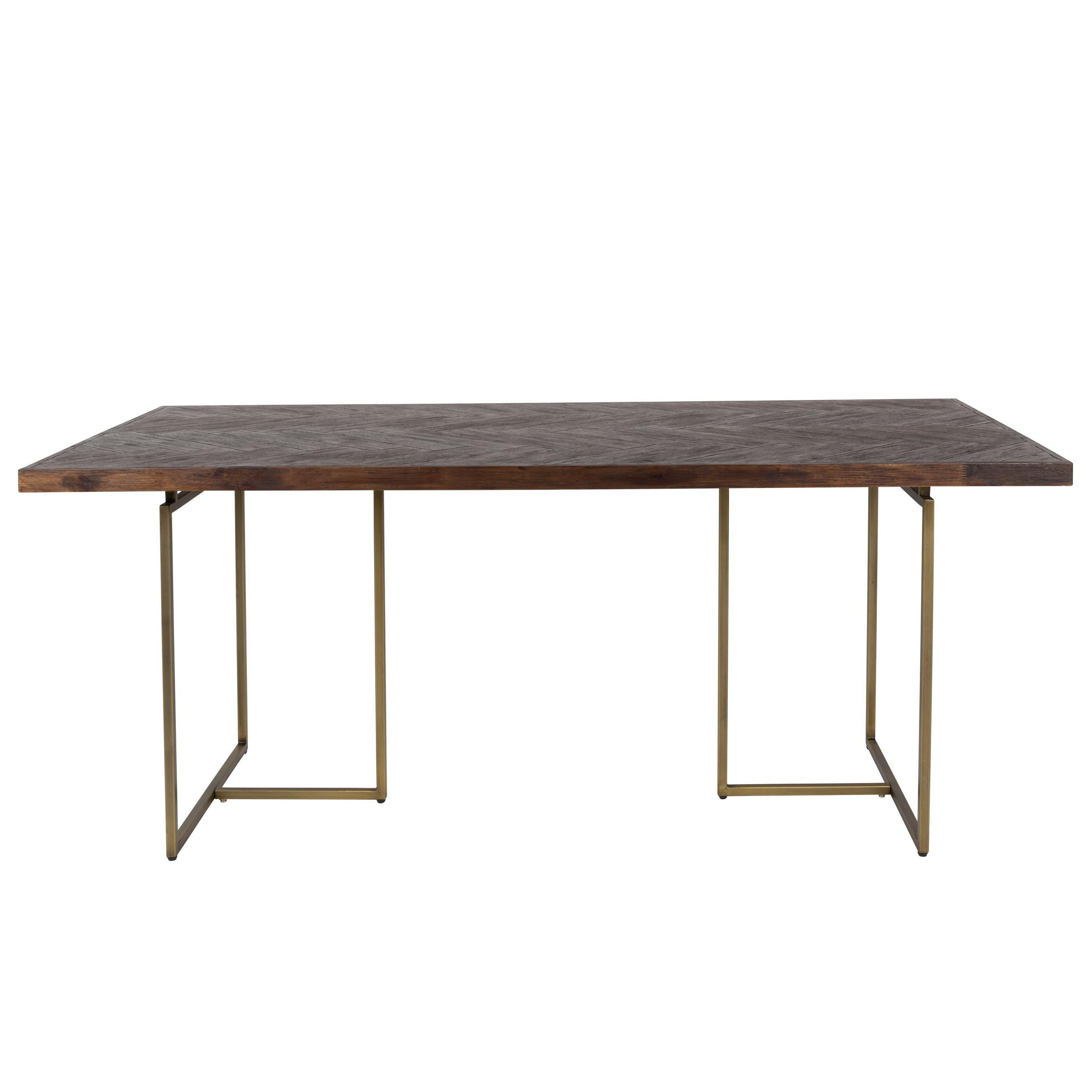 ESSTISCH Class 220x90 cm - Braun, Holz (220/90/75cm) - Dutchbone