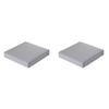 SITZKISSEN Manchester 60/60 cm 2er-Set - Hellgrau, Textil (60/8/60cm) - Madison