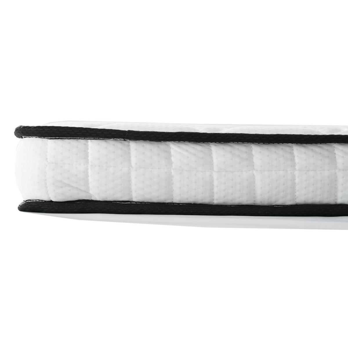 BETT aus Leinen 90/180x200 cm Dunkelgrau mit Ausziehbett, LED, USB und 3 Ablagefächern - Dunkelgrau, Textil (90/190cm) - Modfu