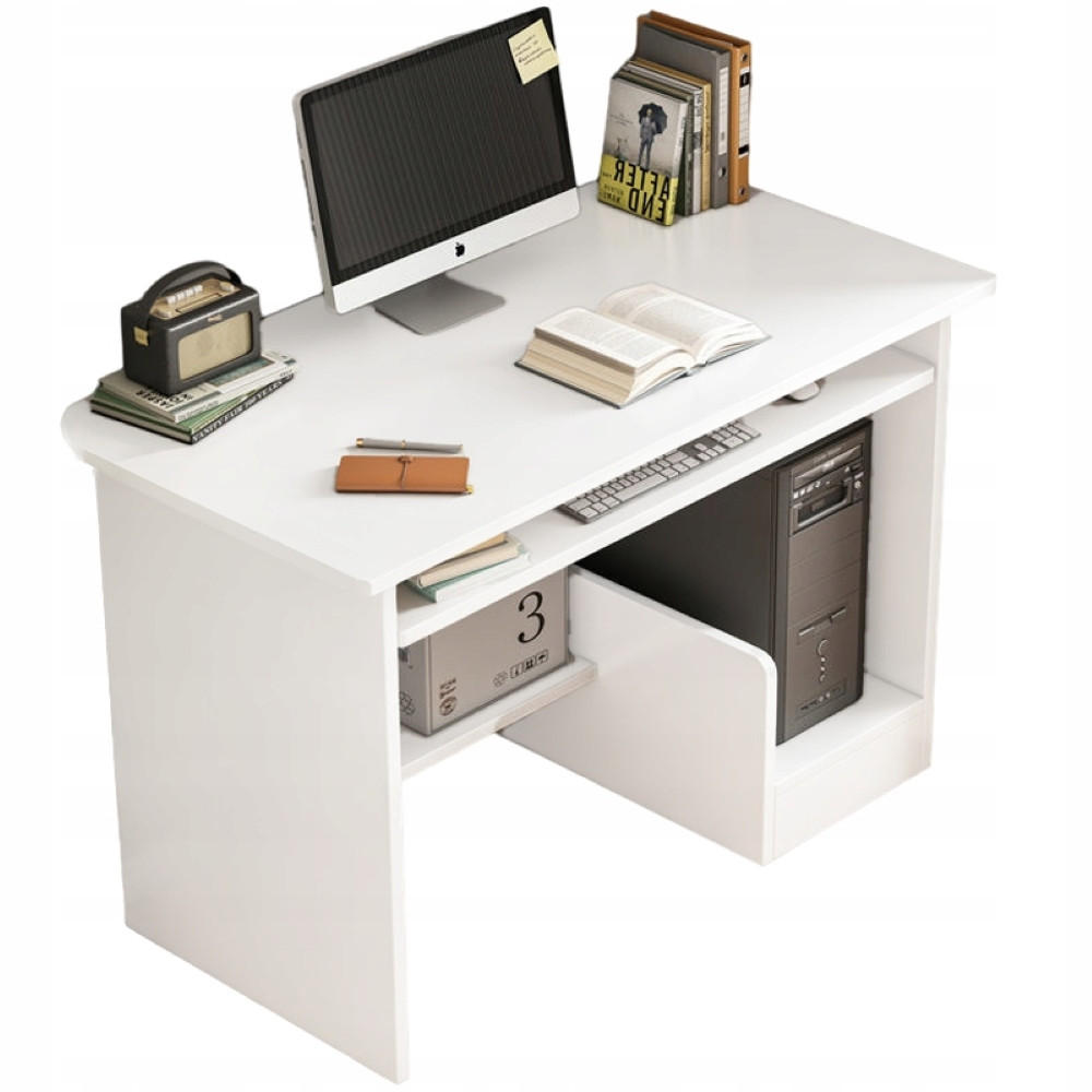 COMPUTERTISCH Weiß 80/40/74 cm - Weiß, Holzwerkstoff (40/80/74cm) - MUVU