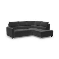 ECKSOFA Marno - Anthrazit, Holzwerkstoff/Textil (260/200cm) - Fun Möbel