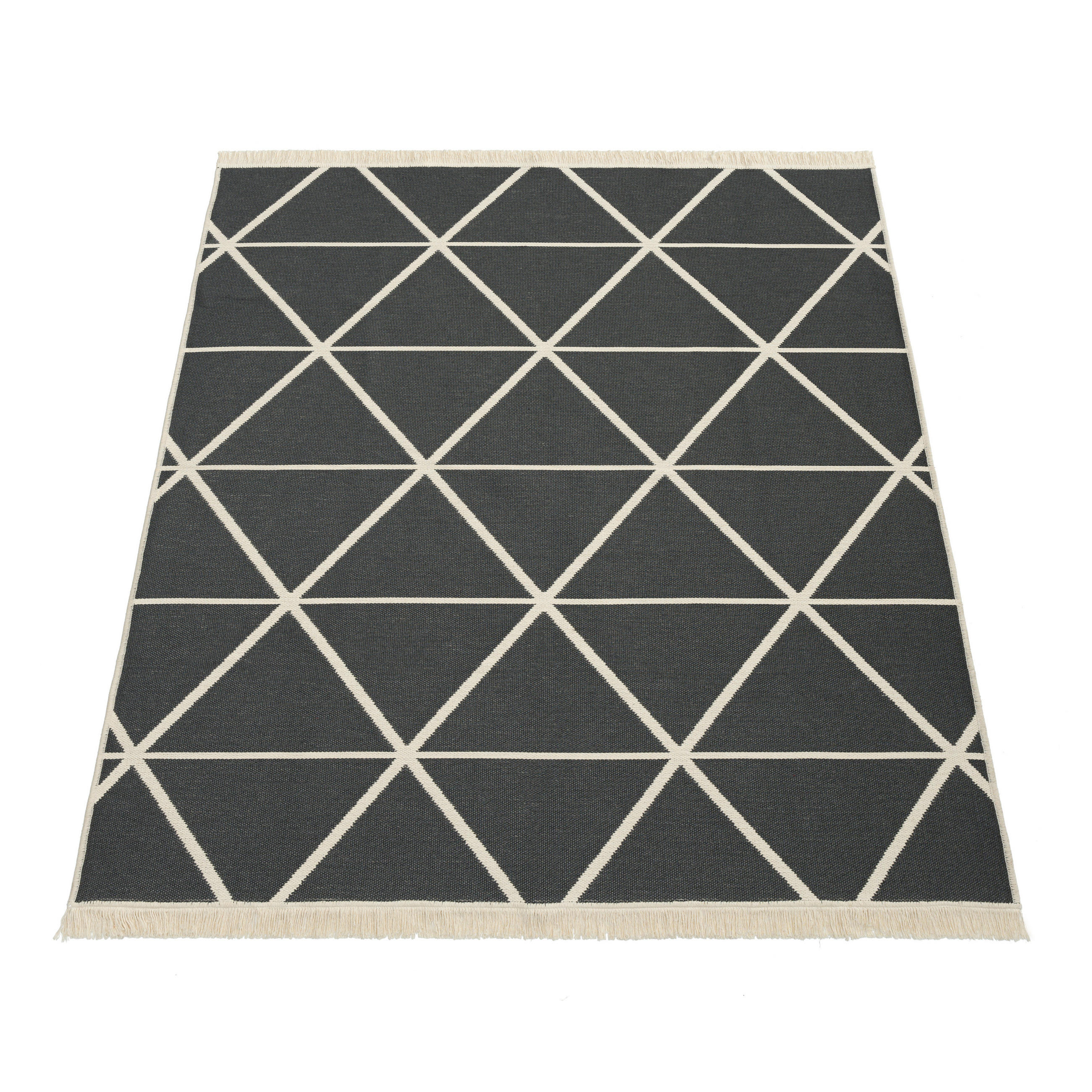 KURZFLORTEPPICH 60/180 cm Skandi 146 - Anthrazit, Textil (60/180cm) - Paco Home