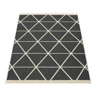 KURZFLORTEPPICH 60/180 cm Skandi 146 - Anthrazit, Textil (60/180cm) - Paco Home