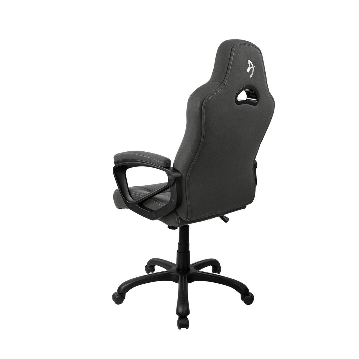 GAMINGSTUHL Enzo Woven Fabric™ Schwarz/Grau - Dunkelgrau/Schwarz, Kunststoff/Textil (66/125/49cm) - Arozzi