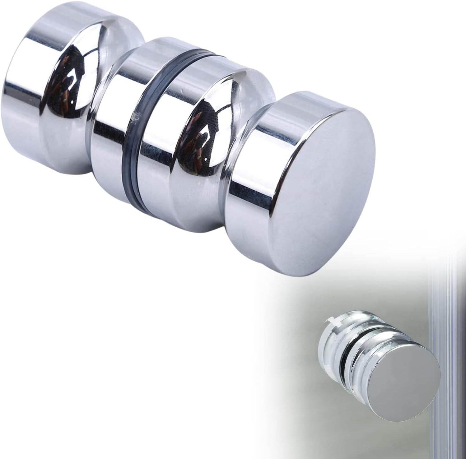 XXXLutz Duschtürgriff Silber 3x3x6.2 cm