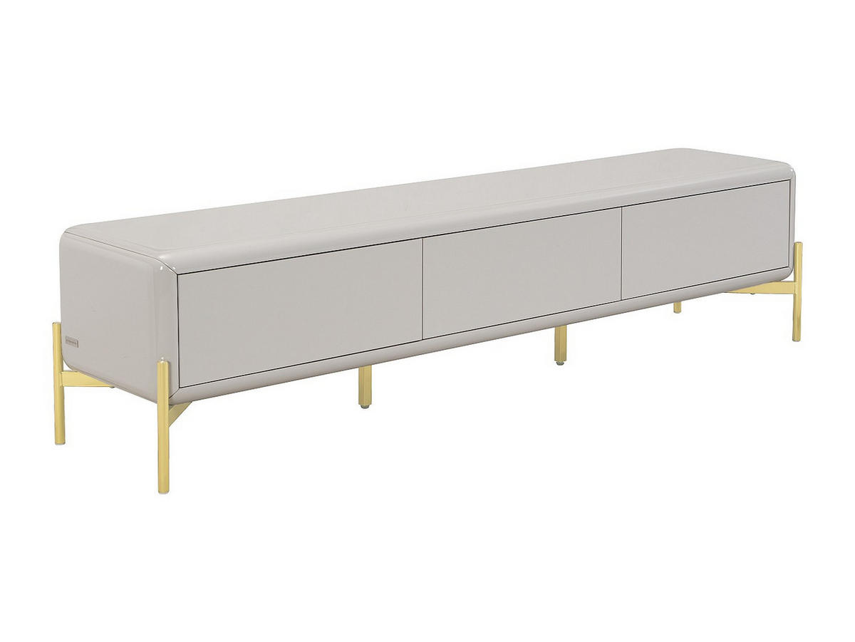 TV-BOARD - 180 cm x 40 cm - Holz, Platte - Beige - LYBAKA - Beige, Holz (180/45/40cm) - Vente-Unique