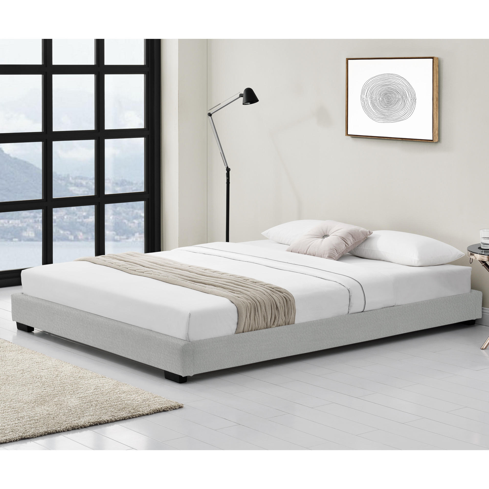 POLSTERBETT Masari - Weiß, Textil (140/200cm) - Corium