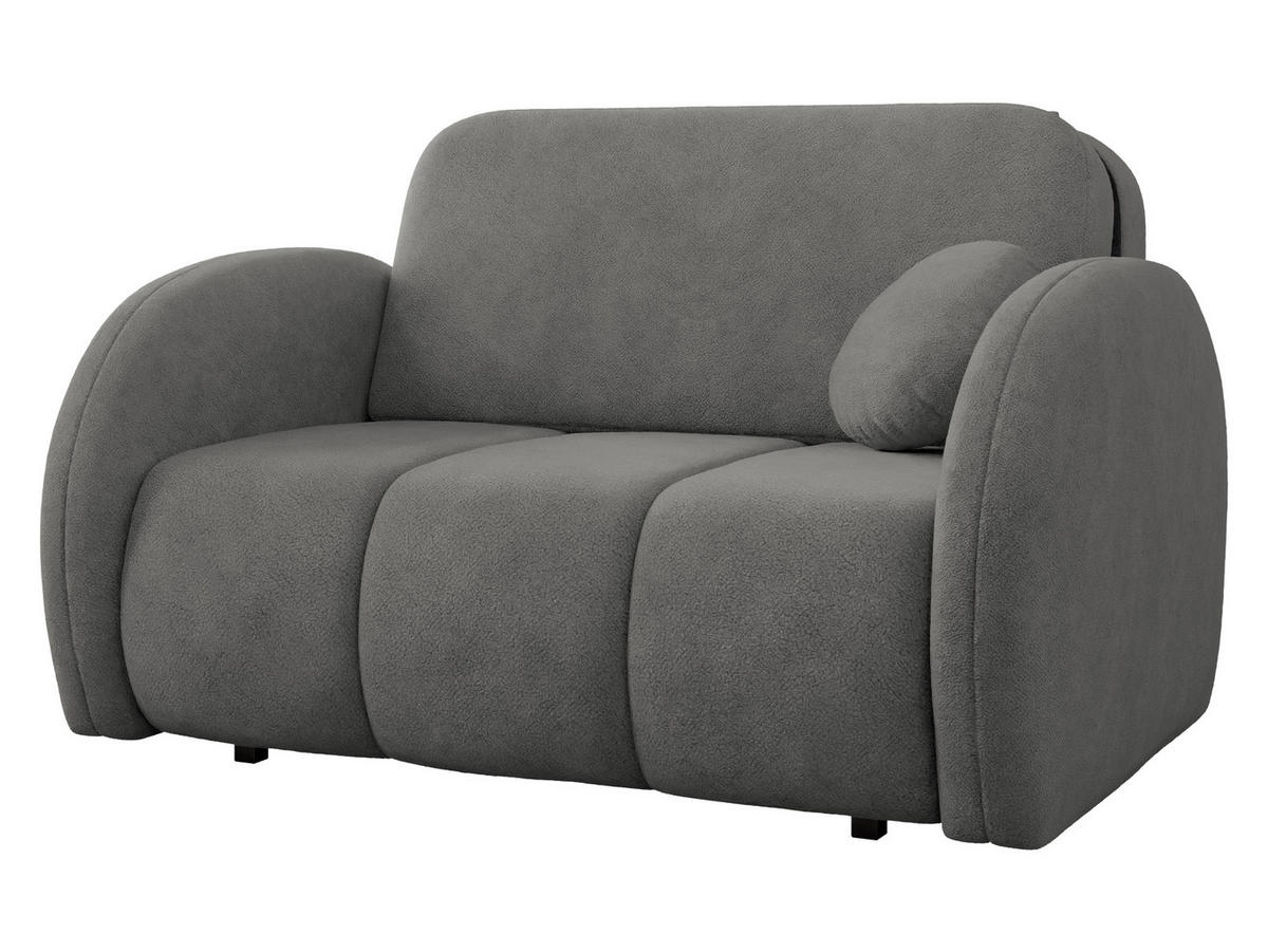 SCHLAFSOFA Viva Comfy II - Schwarz/Grau, Holz/Textil (132/85/103cm) - MIRJAN24