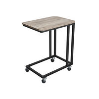 BEISTELLTISCH KAFFEETISCH - Schwarz, Holzwerkstoff (50/35/55cm) - Hansiro