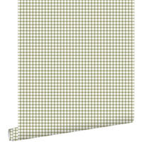 TAPETE Karomuster 50 x 900 cm - Grün, Papier (50/0.1cm) - ESTAhome