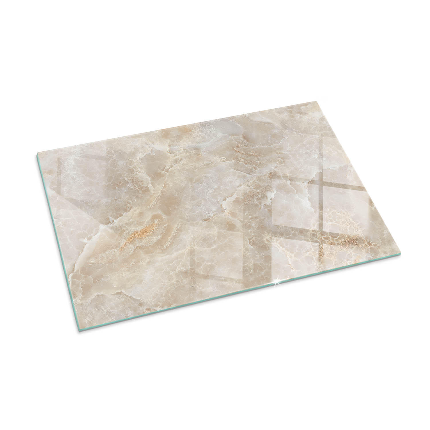 ArtPrintCave Glasplatte Beige 100x70x0.4 cm