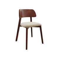 POLSTERSTUHL Dario, Holzfarbe: Nuss - Nussbaumfarben/Braun, Holz/Textil (47/80/50cm) - MIRJAN24