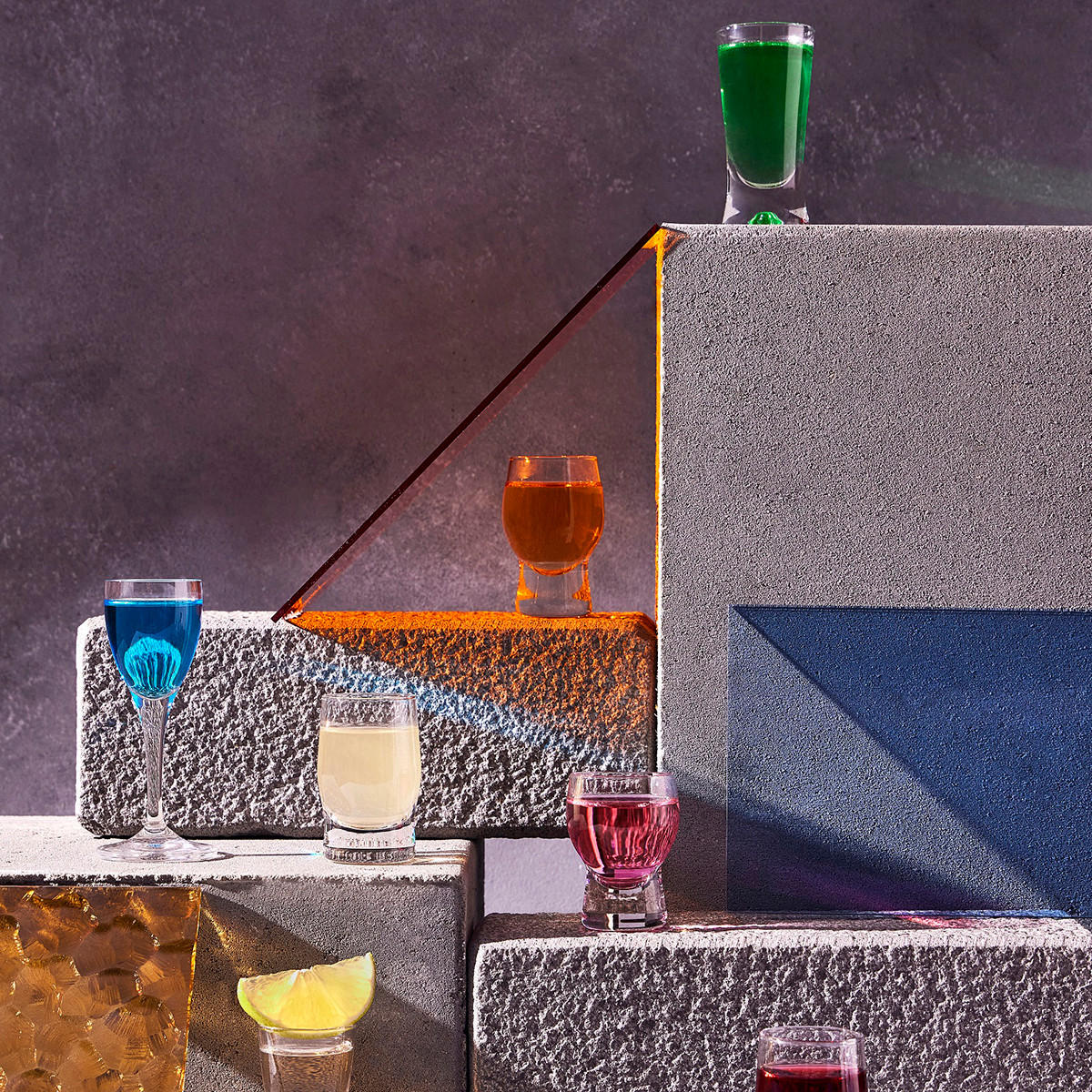 SCHNAPSGLÄSER X-Line, 6er-Set, 50 ml - Transparent, Glas (0.05L) - Krosno Glass