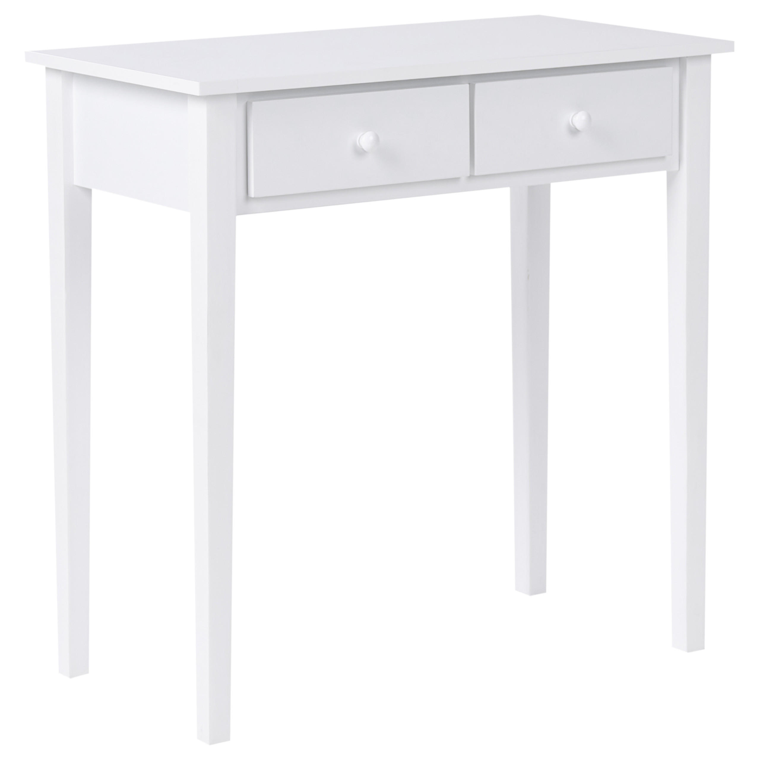 KONSOLENTISCH Weiß Yirra - Weiß, Holzwerkstoff (75/75/40cm) - Beliani