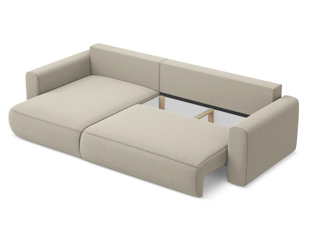 POUF Samt Stoff Grün - Dunkelgrün/Schwarz, Kunststoff/Textil (65/40/65cm) - Makamii