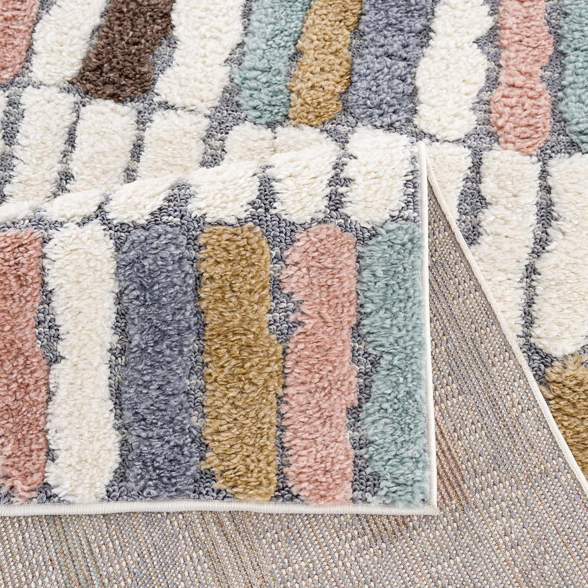 HOCHFLOR-TEPPICH Focus 3032 Multi 120x170 cm - Multicolor, Textil (120/170cm) - carpet city