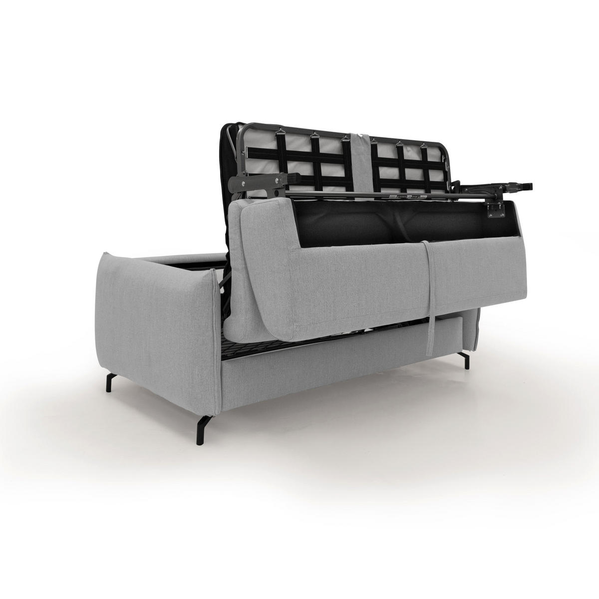 SCHLAFSOFA Scarlet - Grau, Textil (175/95/96cm) - Divani.store