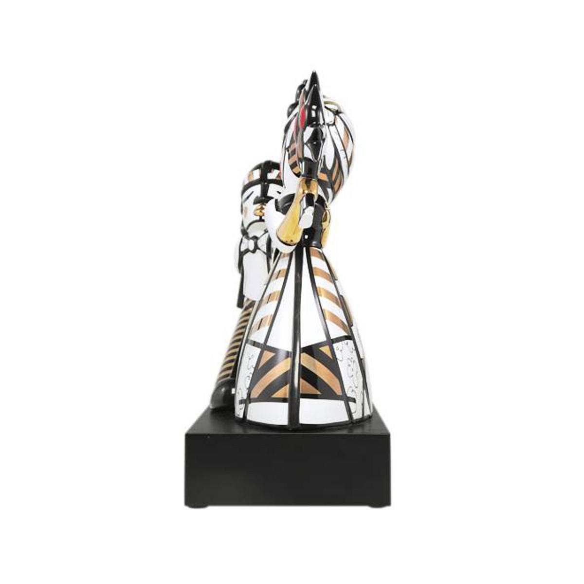 DEKOFIGUR Romero Britto Golden Follow Me, Porzellan - Multicolor, Keramik (17/41/48cm) - Goebel