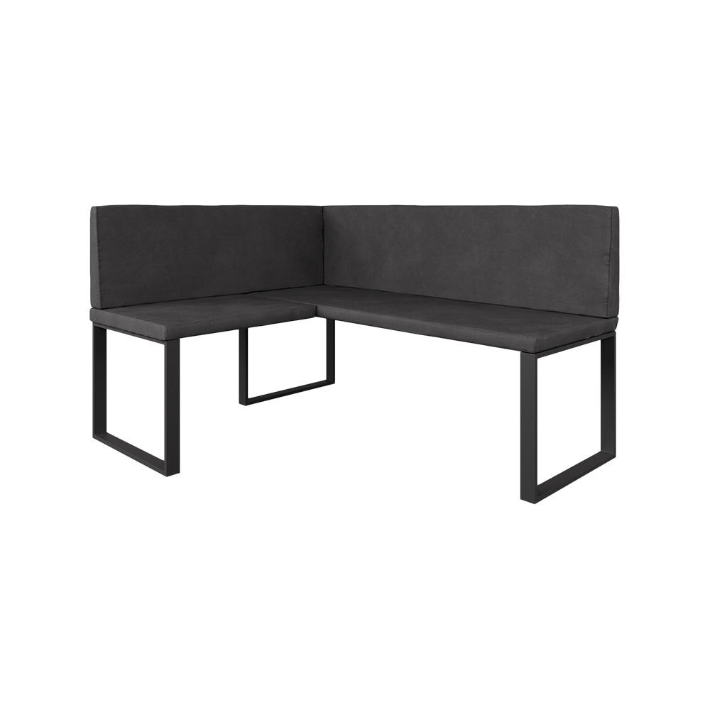 ESSZIMMER-ECKBANK Ravon Anthrazit 120 x 150 cm - Anthrazit, Textil (120/87/150cm) - Vicco