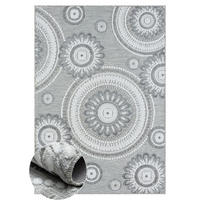 OUTDOORTEPPICH Reed II Hellgrau,Silberfarben,Anthrazit 80/150 cm - Hellgrau, Textil (80/150cm) - My-Rug