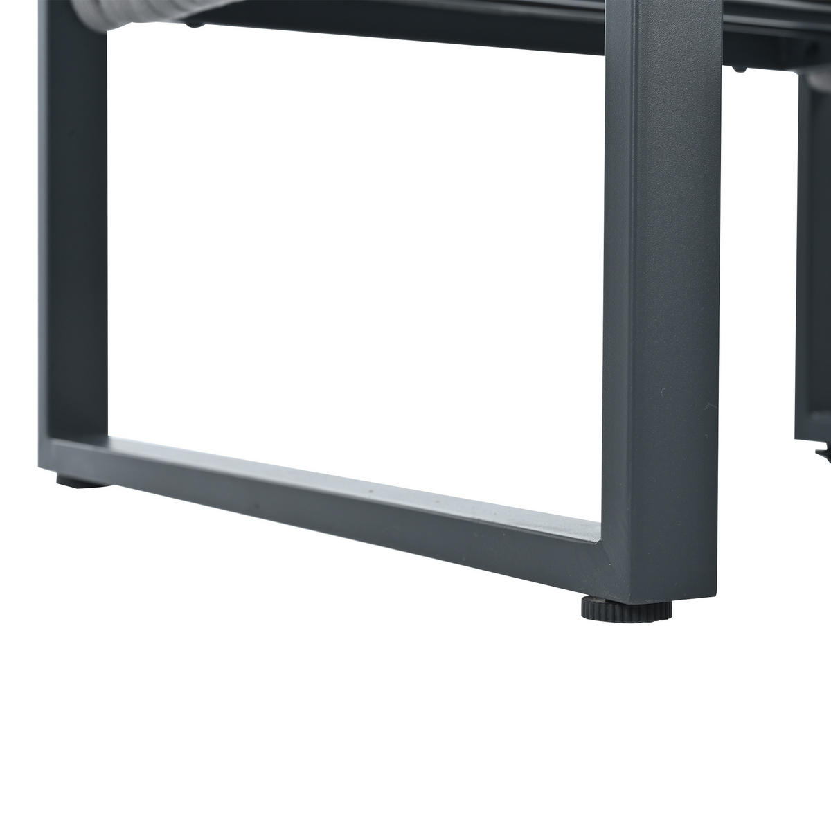 GARTEN-LOUNGESOFAS 5-Sitzer Grau - Grau, Metall - ComfortXL