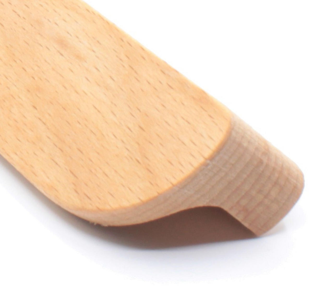 MÖBELGRIFF BA 160mm, Holzgriff Buche massiv, Griffleiste Küche - Naturfarben, Holz (2.5/2/18.2cm)