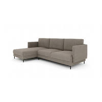 ECKSOFA Helmer In Stoff Baloo - Grau, Holzwerkstoff/Textil (164/293cm) - Fun Möbel