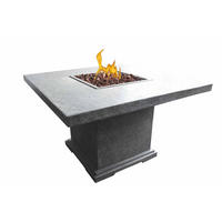 FEUERSTELLE Birmingham in Beton-Optik grau aus Faserbeton - Grau, Stein (127/90/127cm) - Elementi