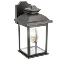 AUSSENWANDLATERNE Schwarz Traditionell - Schwarz, Kunststoff (17/31/22.3cm) - CGC Europe